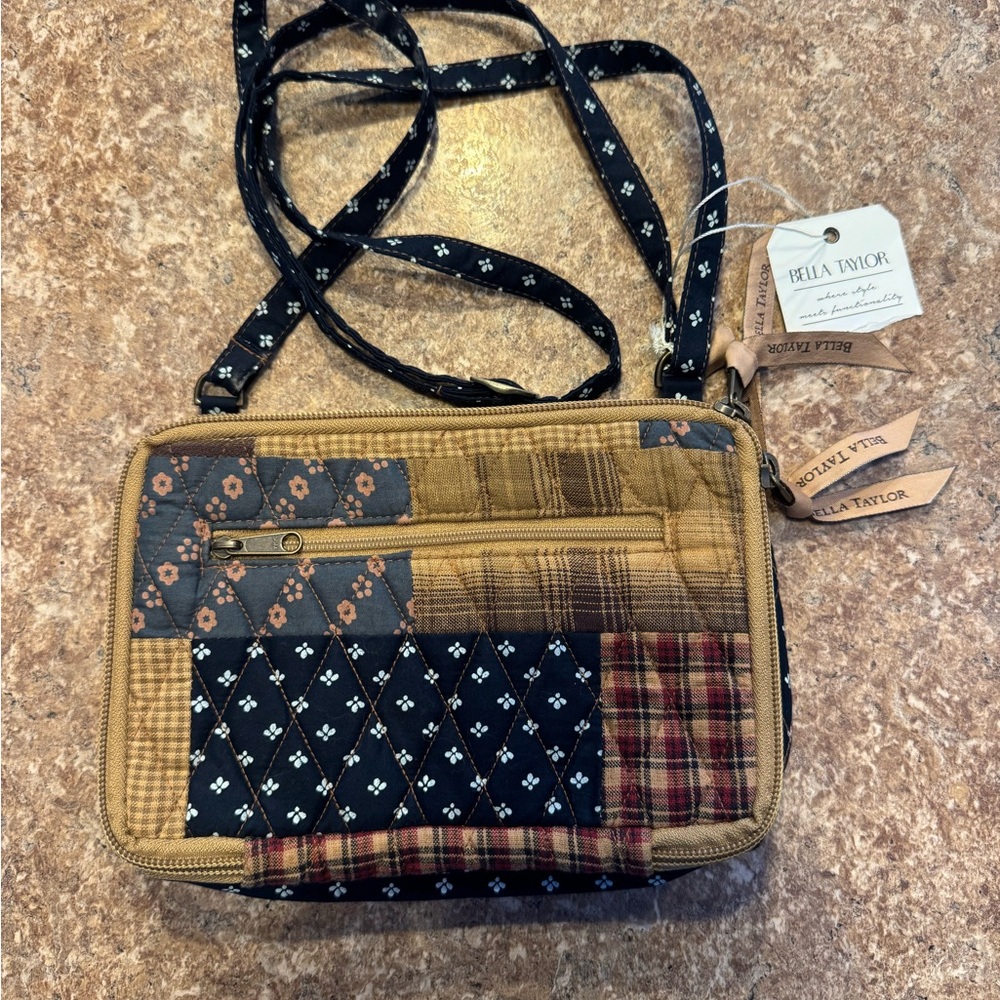Bella Taylor Patchwork Crossbody Bag